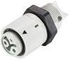 Wieland Electric 46.031.5054.0 Cosse cylindrique mâle embase femelle Nombre total de pôles: 2 Série (connecteur rond): RST® MINI 1 pc(s)