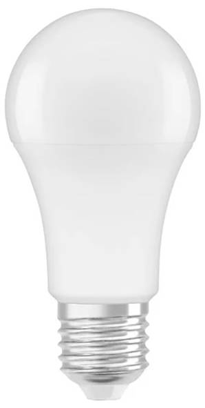Une ampoule LED économe en énergie avec un boîtier blanc et un culot E27 standard.