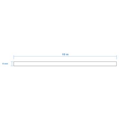 TRU COMPONENTS 1566765 Gaine thermorétractable sans colle transparent 9 mm 4.50 mm Taux de retreint:2:1 10 m-3