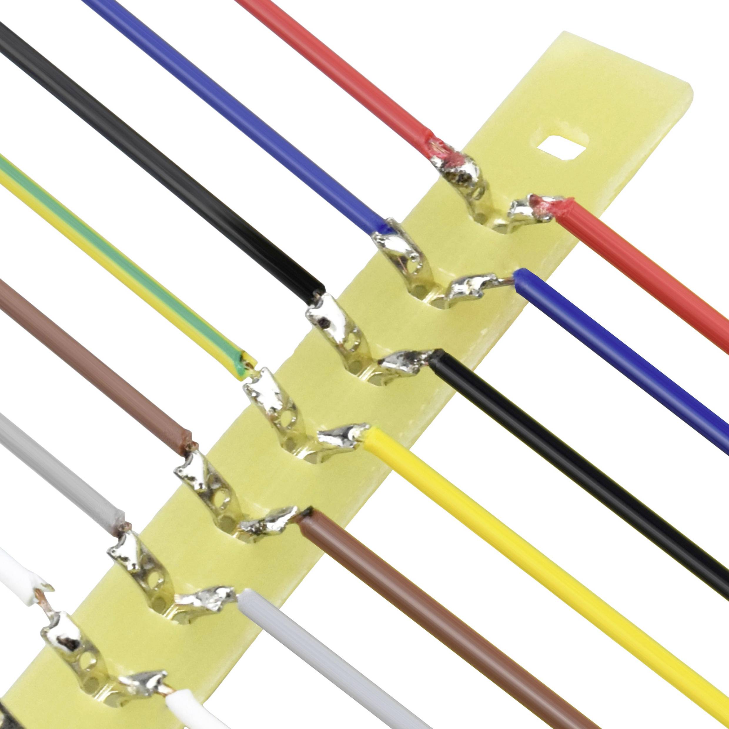 Barrette à souder simple rangée TRU COMPONENTS 530553 Nbr total de pôles 100 Epoxy (L x l x H) 620 x 9 x 1.5 mm 1 pc(s)-1