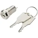 TRU COMPONENTS 754102 S1091 B Commutateur à clé 30 V 1 A 1 x Off/On 1 x 90 ° 1 pc(s)
