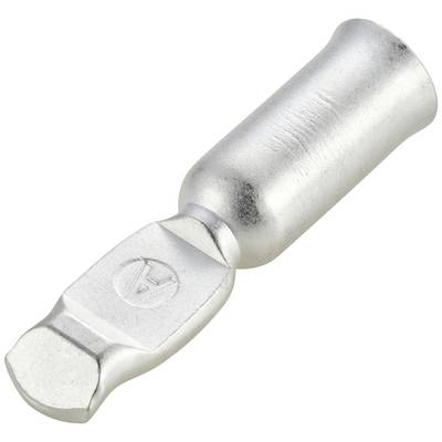 Un cosses de câble en argent, utilisé en électrotechnique pour raccorder des câbles à des appareils ou des bornes.