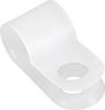 TRU COMPONENTS Bride de montage vissable 532006 Plage de Ø du faisceau 6.5 mm (max) naturel 25 pc(s)