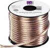 TRU COMPONENTS 1572262 Câble haut-parleur 2 x 0.75 mm² transparent 30 m