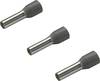 Embout simple d'extrémité de câble Rittal AS 4050.735 4 mm² x 10 mm partiellement isolé gris 500 pc(s)
