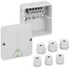 Boîte de raccordement Spelsberg Abox m 040-4² 81140701 (L x l x H) 94 x 94 x 56 mm gris IP65