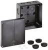 Boîte de raccordement Spelsberg Abox-i 100-L/sw 49191001 (L x l x H) 140 x 140 x 79 mm noir IP65