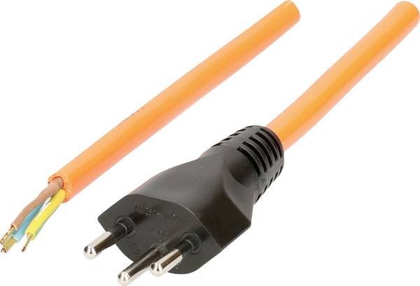 Max Hauri 114350 alimentation Cordon électrique  orange 10.00 m