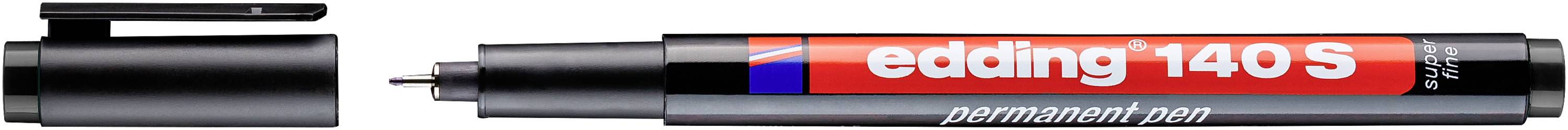 Edding Feutre pour transparent 140 S permanent pen super fine 4-140001 noir