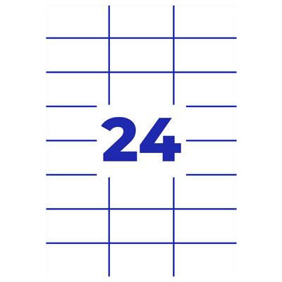 Nombre bleu '24' au centre sur fond blanc avec une fine grille bleue composée de lignes horizontales et verticales.