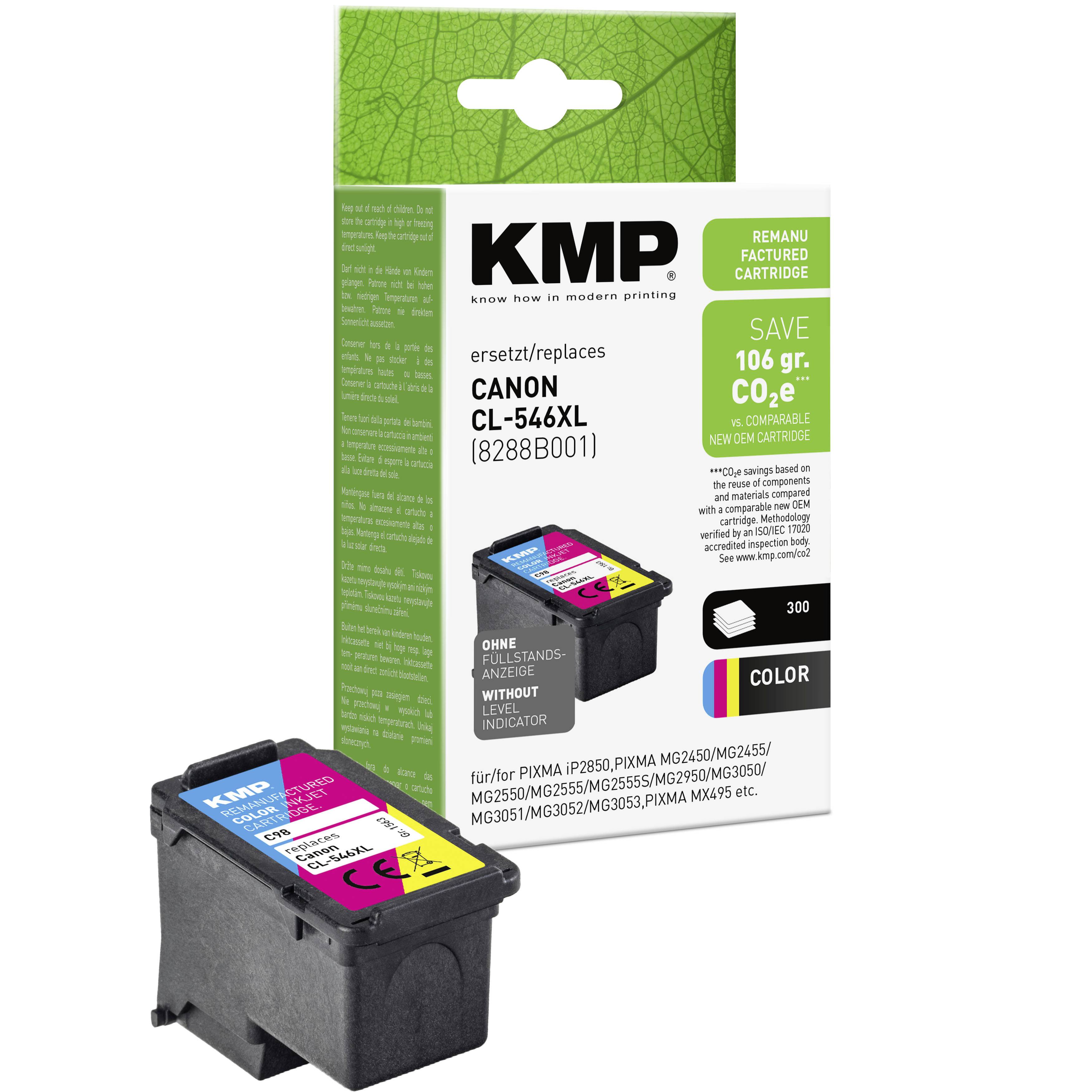 KMP Encre remplace Canon CL-546XL compatible couleur C98 1563,4030