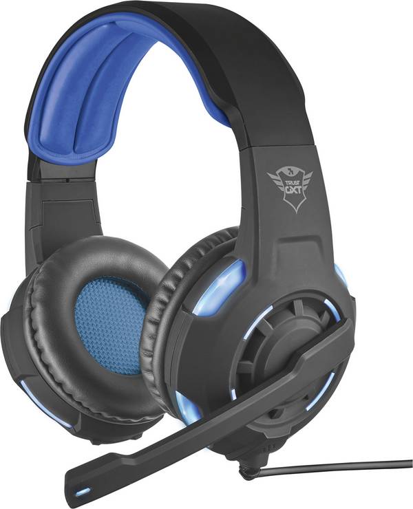 Trust GXT 350 Radius Micro-casque supra-auriculaire filaire 7.1 Surround noir mise en sourdine du microphone Gaming