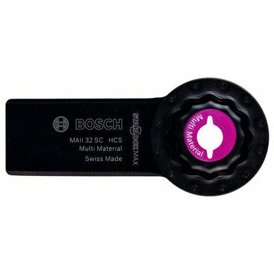Lame de scie Bosch pour multi-matériaux, Swiss Made, avec fixation Starlock Max pour diverses applications.