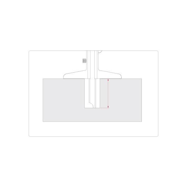 Un schéma présente une coupe transversale d'un élément de bâtiment ventilé comprenant des éléments horizontaux et verticaux.