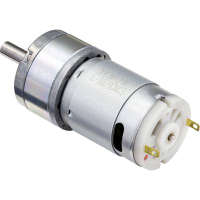 Un moteur électrique argenté avec boîtier métallique et arbre visible, utilisé pour l'entraînement de dispositifs ou de machines mécaniques.