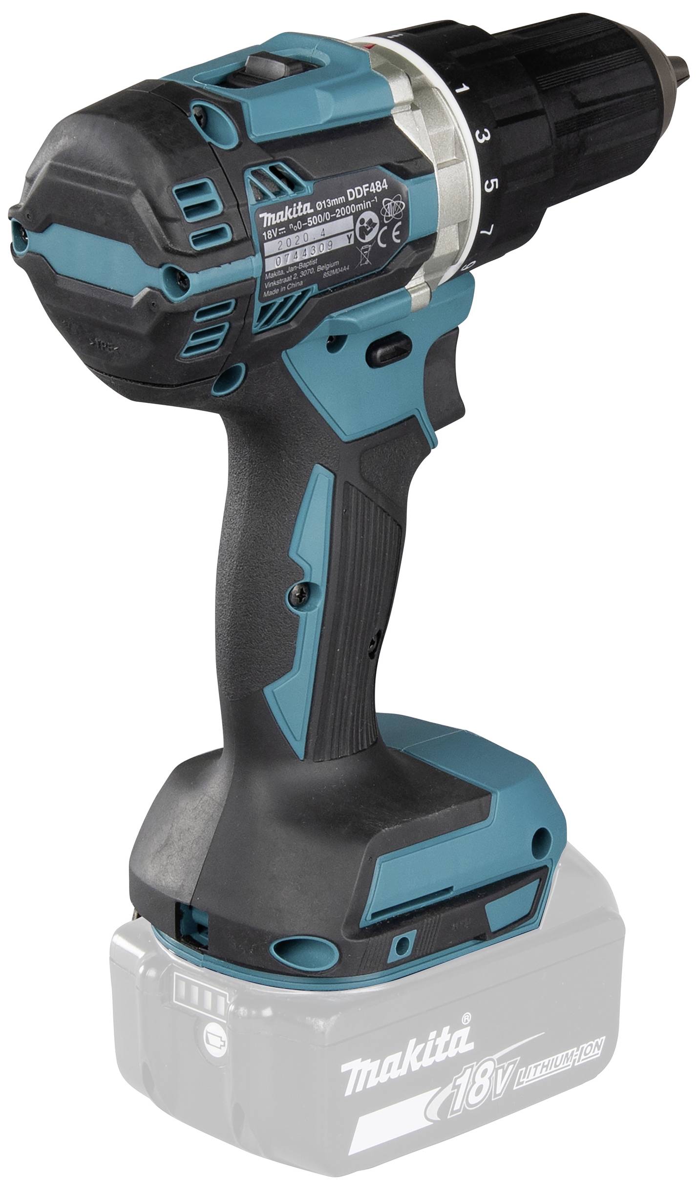 Visseuse sans fil avec boîtier bleu et noir, équipée d'une batterie 18V, adaptée à divers travaux artisanaux.