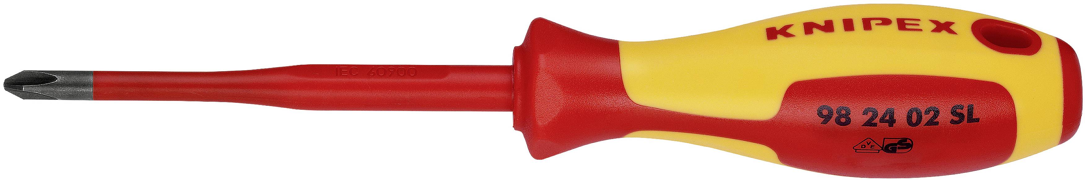 Knipex Phillips® 98 24 02 SL VDE Tournevis cruciforme PH 2 Longueur de la lame: 100 mm