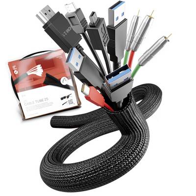 Label the Cable LTC 5110 19 pouces Gaine pour câble noir-0