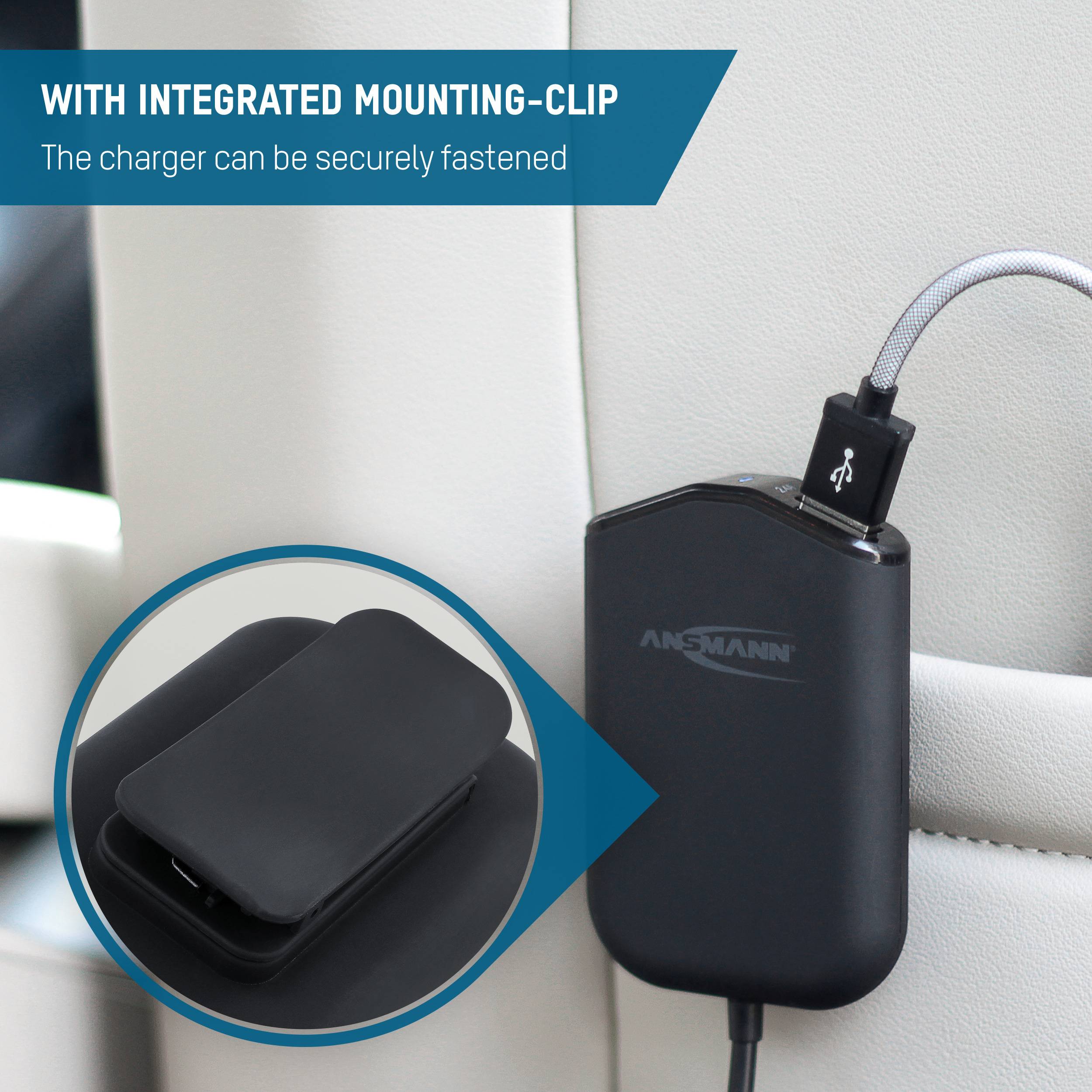 Ansmann In-Car Chargeur USB USB noir pour voiture, pour camion-14