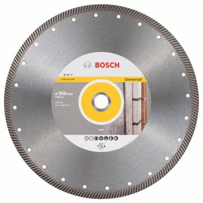 Bosch Accessories 2608603818 Expert for Universal Turbo Disque à tronçonner diamanté Diamètre 350 mm Ø de perçage 25.40 