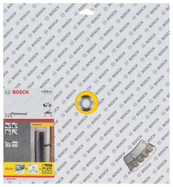 Bosch Accessories 2608603636 Best for Universal Disque à tronçonner diamanté Diamètre 350 mm 1 pc(s)-1