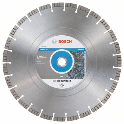 Bosch Accessories 2608603792 Best for Stone Disque à tronçonner diamanté Diamètre 400 mm Ø de perçage 25.40 mm  1 pc(s)