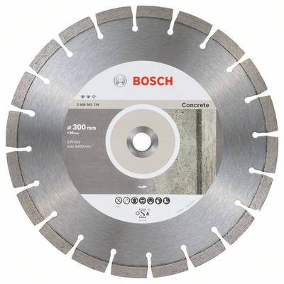 Bosch Accessories 2608603759 Expert for Concrete Disque à tronçonner diamanté Diamètre 300 mm Ø de perçage 20 mm  1 pc(s