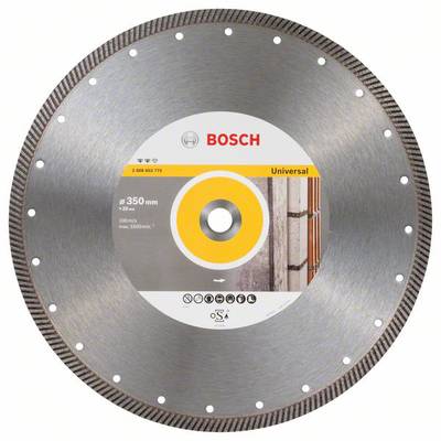 Bosch Accessories 2608603775 Expert for Universal Turbo Disque à tronçonner diamanté Diamètre 350 mm Ø de perçage 20 mm 