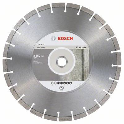 Bosch Accessories 2608603803 Expert for Concrete Disque à tronçonner diamanté Diamètre 350 mm Ø de perçage 25.40 mm  1 p