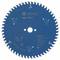 Lame de scie circulaire Bosch pour bois, bleue, 56 dents, diamètre 184 mm et alésage 16 mm, adaptée aux travaux de menuiserie précis.