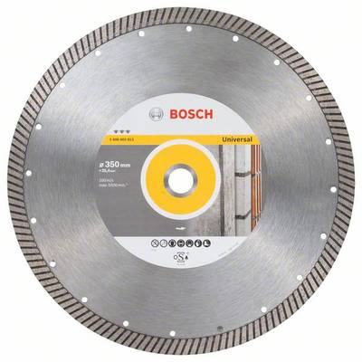 Bosch Accessories 2608603813 Best for Universal Turbo Disque à tronçonner diamanté Diamètre 350 mm Ø de perçage 25.40 mm
