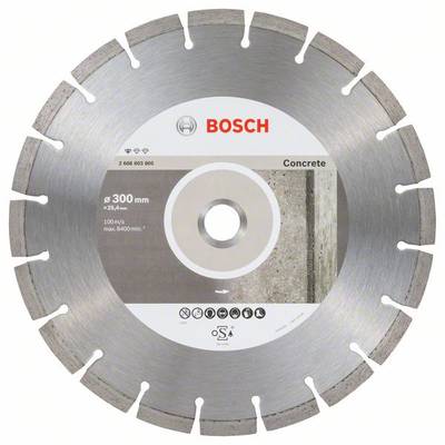 Bosch Accessories 2608603805 Standard for Concrete Disque à tronçonner diamanté Diamètre 300 mm Ø de perçage 25.40 mm  1