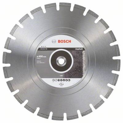 Bosch Accessories 2608603789 Standard for Asphalt Disque à tronçonner diamanté Diamètre 400 mm Ø de perçage 20 mm  1 pc(