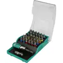 Heller 28913 9 Jeu d'embouts 32 pièces cruciforme Phillips, vis Pozidriv, vis à fente, 6 pans BO, 6 pans intérieurs avec