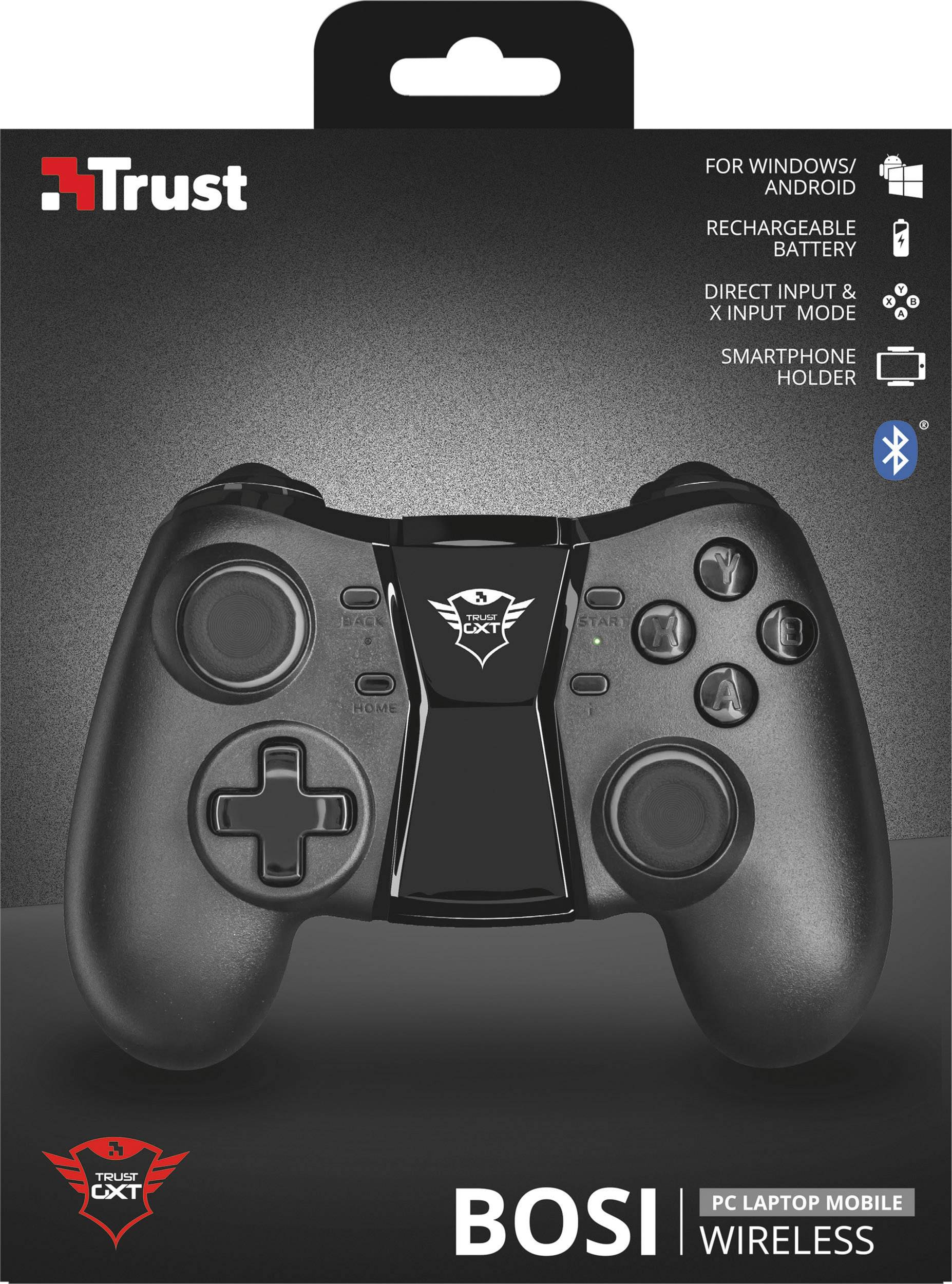 Trust GXT 590 Bosi Manette de jeu PC, Android noir-5