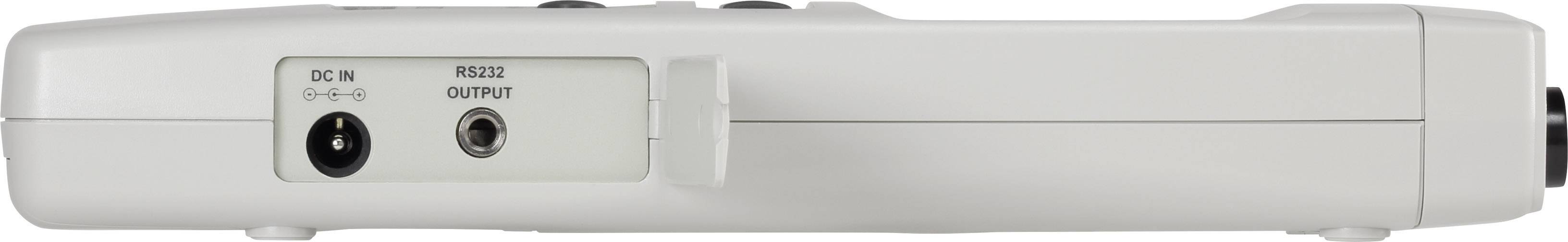 Dos d'un appareil électronique blanc avec des ports pour 'DC IN' et 'PHONES OUTPUT'.