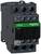 Un contacteur électrique noir avec marquage vert 'TeSys Control' de Schneider Electric. Bornes de connexion sur les faces supérieure et inférieure.