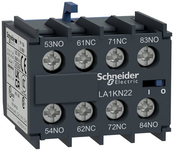 Schneider Electric LA1KN22 Bloc de contacts auxiliaires 2 NF (R), 2 NO (T) 690 W 690 V 10 A 1 pc(s)