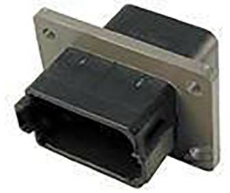 Fiche électronique noire de forme rectangulaire, montée sur une plaque métallique. Adaptée aux applications industrielles.