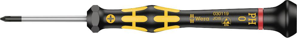 Tournevis cruciforme antistatique (ESD) PH 0 Wera 05030119001 Longueur de la lame: 40 mm N/A 1 pc(s)