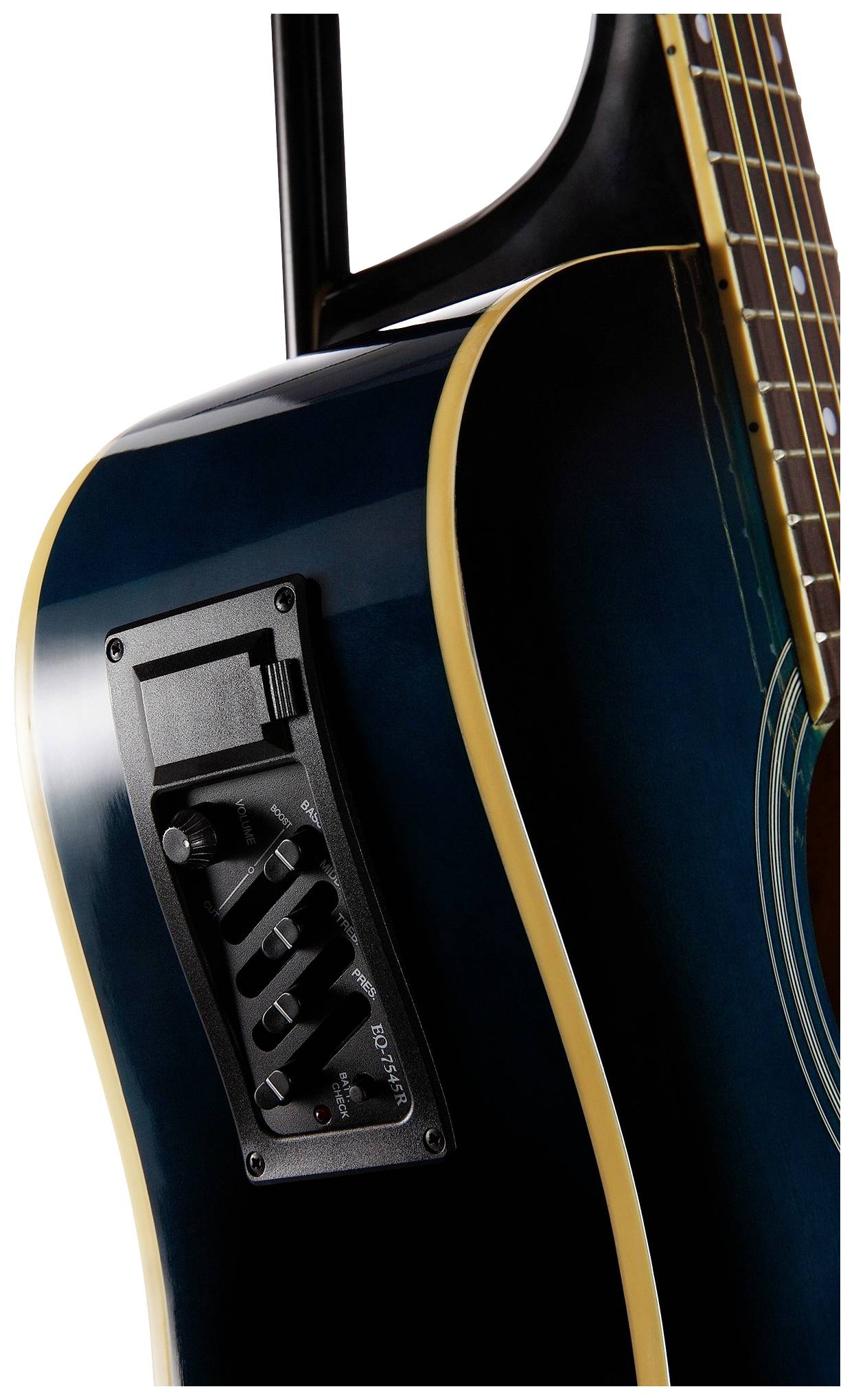 MSA Musikinstrumente CW 196 Guitare électro-acoustique 4/4 bleu-2