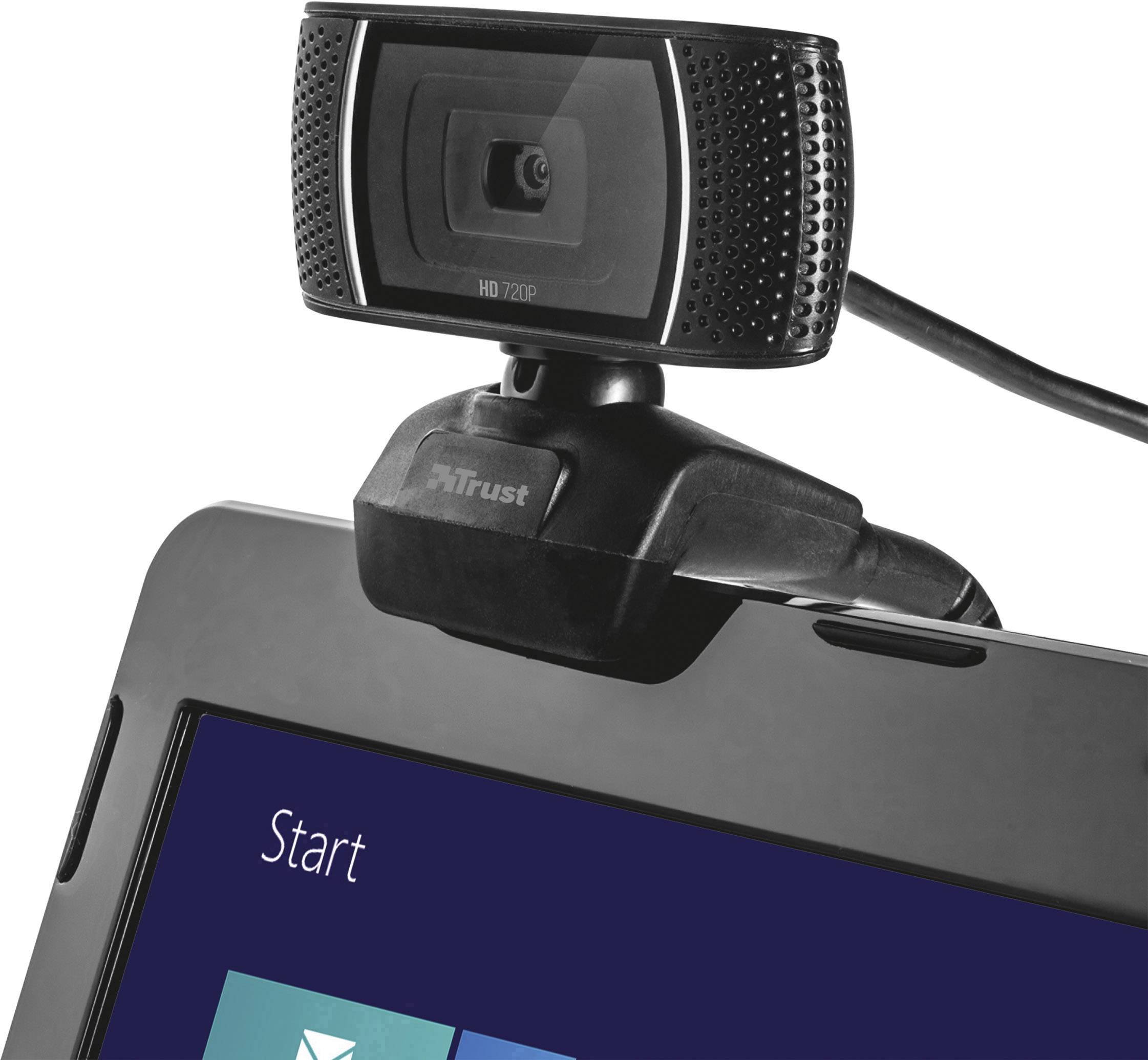 Webcam HD Trust Trino 1280 x 720 Pixel support à pince-7