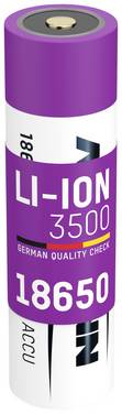 Ansmann 18650 12.60 Wh Pile rechargeable spéciale 18650  Li-Ion 3.7 V 3500 mAh 1 pc(s)
