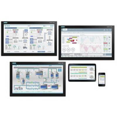 Plusieurs écrans affichent des logiciels de contrôle industriel avec des diagrammes et des graphiques techniques pour la surveillance des processus.