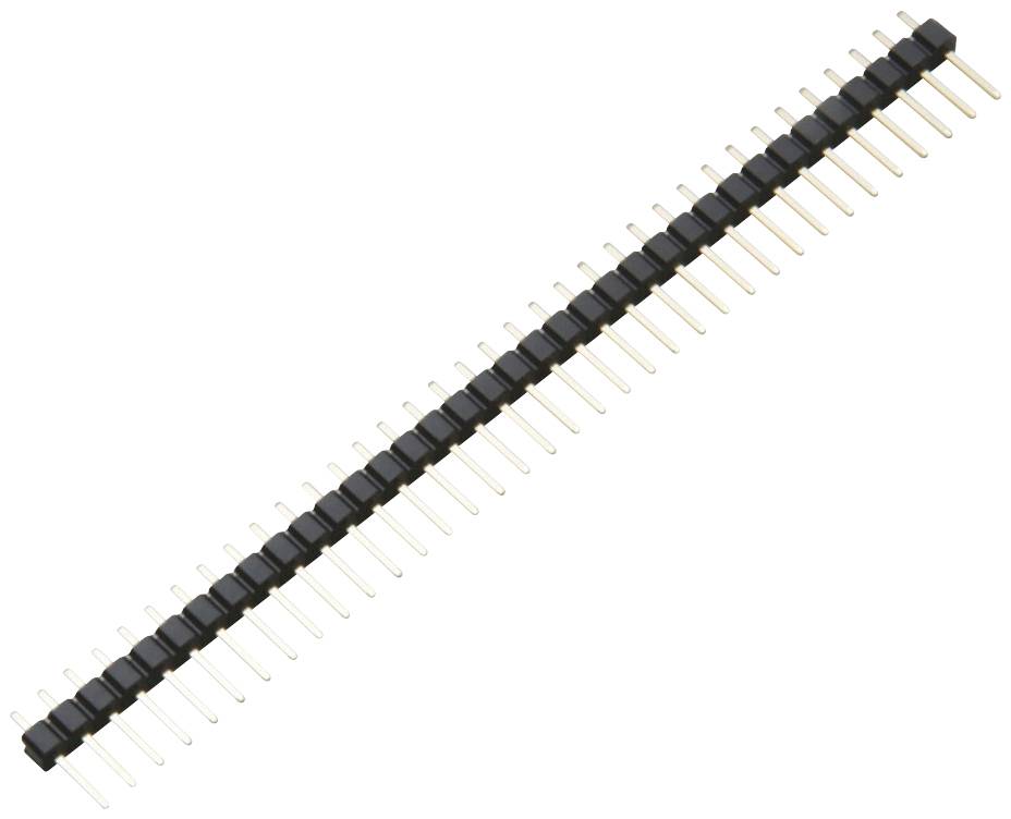 Barrette mâle (standard) TRU COMPONENTS TC-2521056 Nbr de rangées: 1 Nombre de pôles par rangée: 20 100 pc(s)