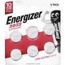 Pile bouton CR 2032 lithium Energizer 240 mAh 3 V 6 pc(s)