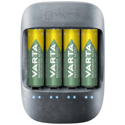 Varta Eco Charger 4x56813 Chargeur de piles rondes NiMH LR03 (AAA), LR6 (AA)-2