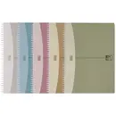 Oxford Cahier spiralé 100101421 bleu, gris, vert, lilas, rouge DIN A4 quadrillé Nombre de pages: 90