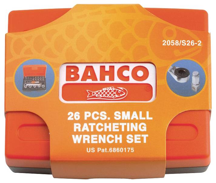 Bahco 2058/S26-2 Jeu de clés à douille 1/4" 26 pièces 2058/S26-2-2