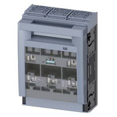 Un disjoncteur électrique de forme rectangulaire grise. Sur la face avant se trouve le logo d'un fabricant réputé.